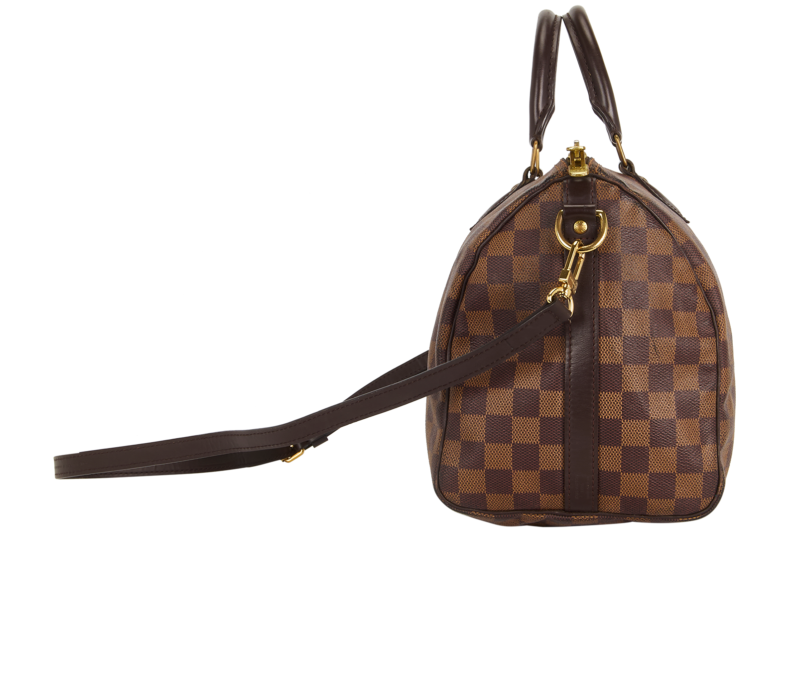Speedy 30, &pound;795, Handbags, Brown, Canvas, Side view